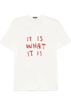 R13 Playera con estampado gráfico