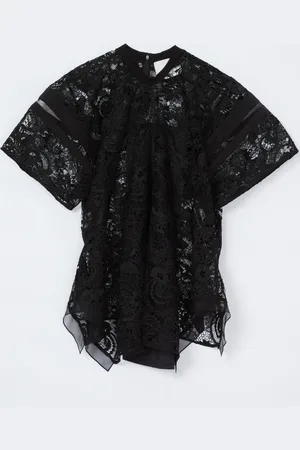 3.1 Phillip Lim Top con panel de encaje
