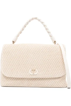 Twin-Set Tote con efecto de malla