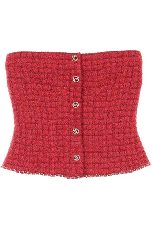 CHANEL Top de tweed 1986-1988