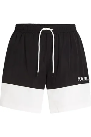 Karl Lagerfeld Shorts de playa con diseño color block