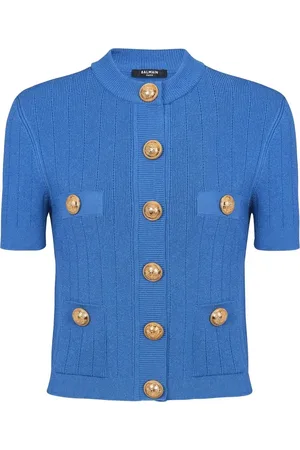 Balmain Cárdigan tejido con detalles de botones