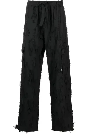 Msgm Pantalones con efecto envejecido