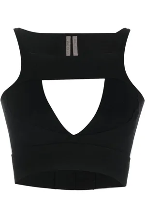 Rick Owens Top tejido con detalle de aberturas