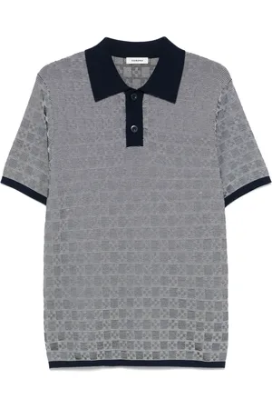 Sandro Playera tipo polo Square Cross