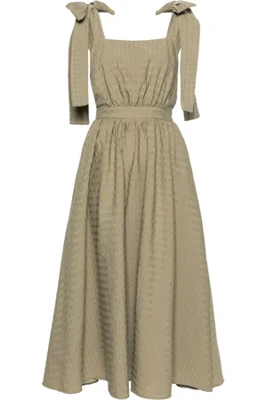 Msgm Vestido midi con diseño acampanado