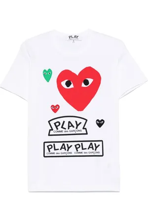 Comme des Garçons Playera con parche de corazón