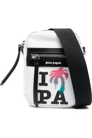 Palm Angels Bolsa de hombro con logo estampado