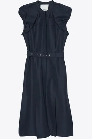 3.1 Phillip Lim Vestido midi de popelina