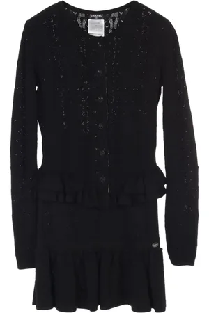 CHANEL Vestido de tejido flojo 1986-1988