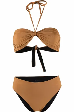 FISICO Bikini tipo bandeau reversible