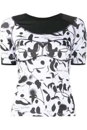 OFF-WHITE Playera deportiva con estampado abstracto