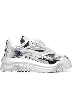 VERSACE Tenis Odissea con efecto metalizado