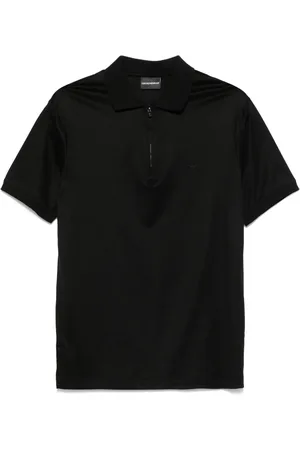 Emporio Armani Playera tipo polo con parche del logo