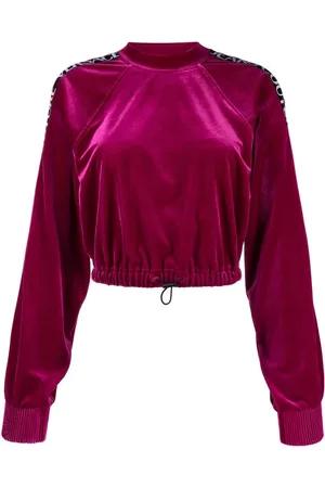 VERSACE Sudadera con ribete del logo