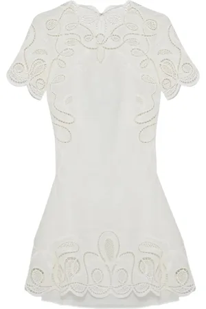 Simkhai Vestido corto bordado