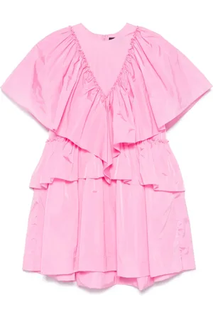 Simone Rocha Vestido corto con detalles de volantes