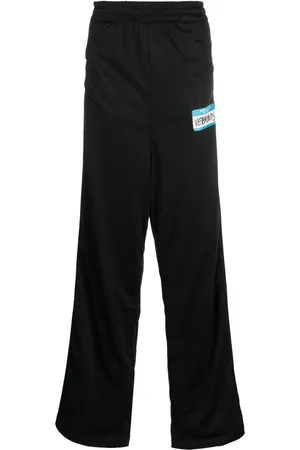 Vetements Pantalones anchos con logo estampado