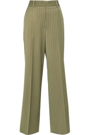 Msgm Pantalones rectos con tiro alto