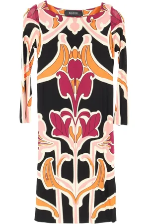 Gucci Vestido con estampado gráfico 2010