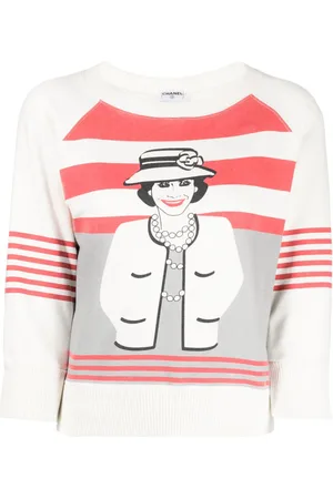 CHANEL Sudadera con estampado Mademoiselle