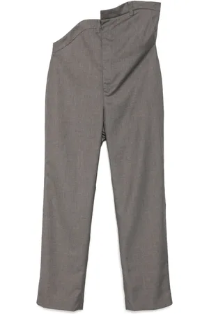 JUNTAE KIM Pantalones de vestir con rosas