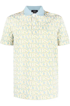 VERSACE Playera tipo polo manga corta