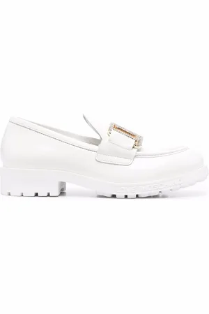 Moschino Mocasines con placa del logo