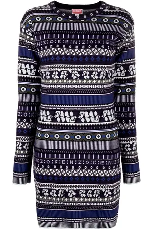 Kenzo Vestido midi tejido