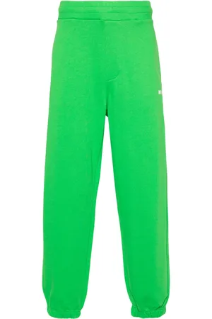 Msgm Pants con logo estampado