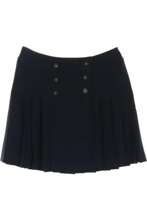 CHANEL Falda corta con botones Cocomark 1986-1988