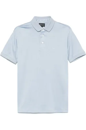 Emporio Armani Playera tipo polo de tejido jersey