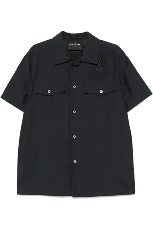 John Richmond Camisa con logo bordado