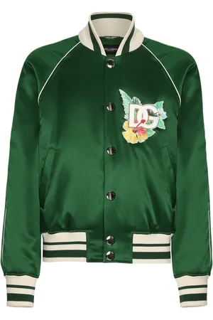 Dolce & Gabbana Chamarra bomber con logo estampado