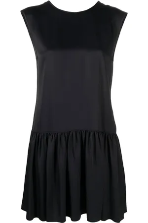 Lanvin Vestido corto sin mangas con cuello redondo
