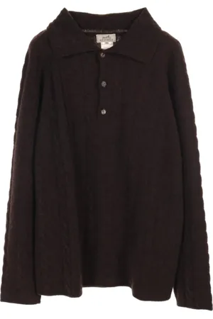 Hermès Suéter estilo playera tipo polo en tejido de ochos 2010