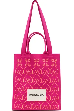 Patrizia Pepe Tote con motivo en jacquard