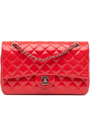 CHANEL Bolsa de hombro Medium Classic Patent Double Flap 2015-2016