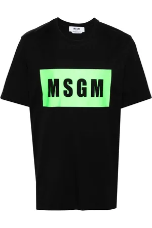 Msgm Playera con logo estampado