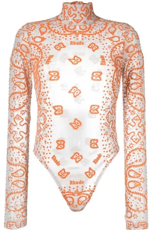 Rhude Body con bordado de bandana