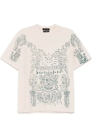 JUNTAE KIM Playera con estampado gráfico