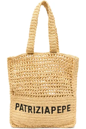 Patrizia Pepe Tote con logo bordado