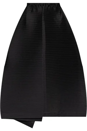 Issey Miyake Falda con dobladillo asimétrico