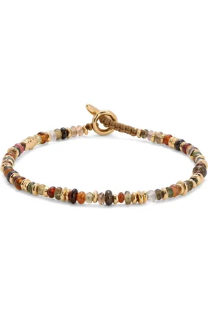 MAOR Pulsera Pilla en oro amarillo de 18kt con zafiro