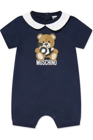 Moschino Bear-print romper