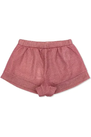 Oseree Shorts de lúrex