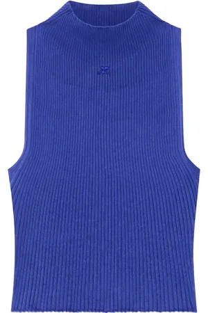 Courrèges Camiseta con cuello alto