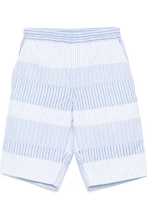 Comme des Garçons Shorts a capas con motivo de rayas