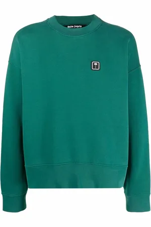 Palm Angels Sudadera con parche de palmera