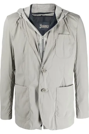 HERNO Blazer a capas con capucha
